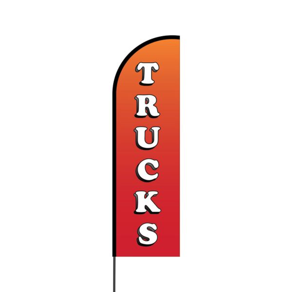 Trucks Flex Banner Flag - 14 (Single Sided) Thumbnail