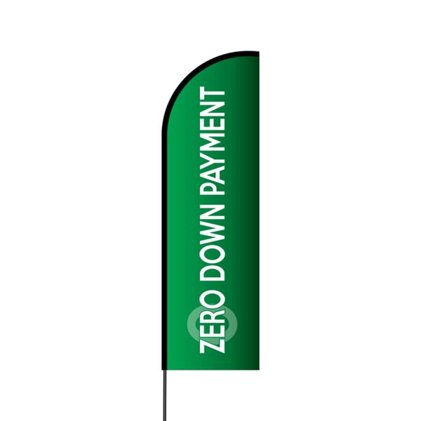 0 Down Payment Flex Banner Flag - 14 (Single Sided) Thumbnail