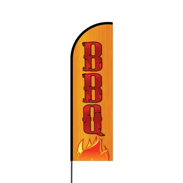 BBQ Flex Banner Flag - 14 (Single Sided) Thumbnail