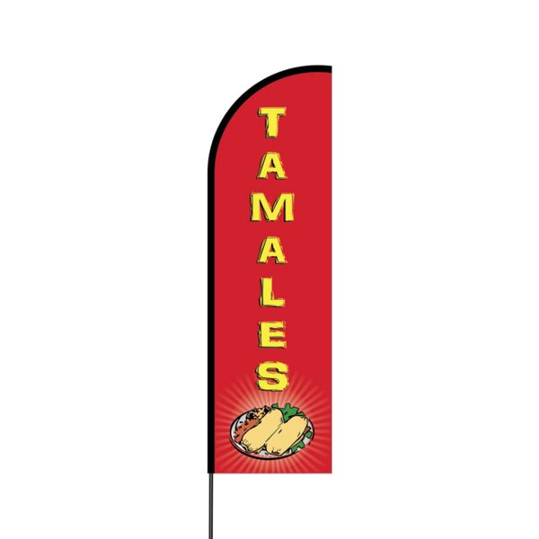 Tamales Flex Banner Flag - 14 (Single Sided) Thumbnail