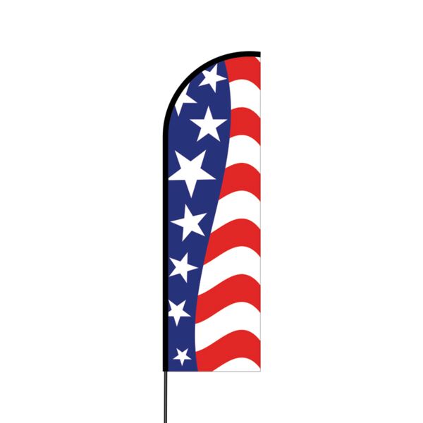 American Flex Banner Flag - 14 (Single Sided) Thumbnail