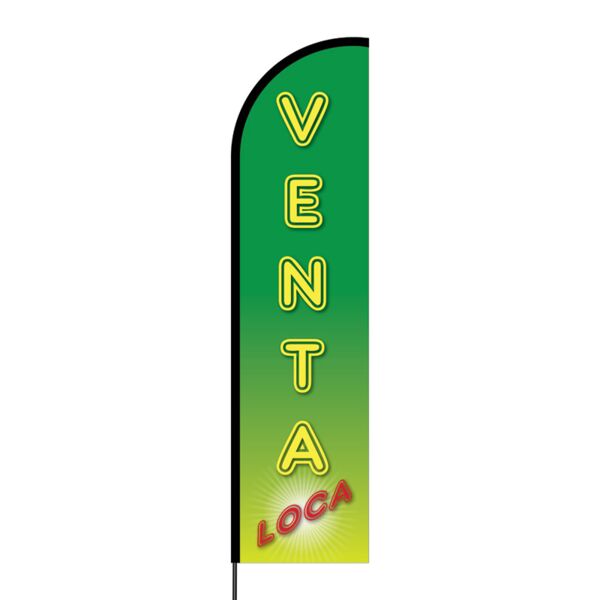 Venta Loca Flex Banner Flag - 16ft (Single Sided) Thumbnail
