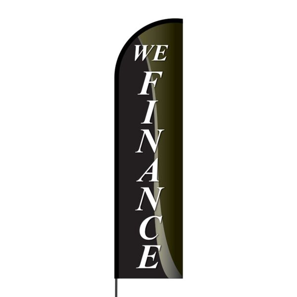 We Finance Flex Banner Flag - 16ft (Single Sided) Thumbnail