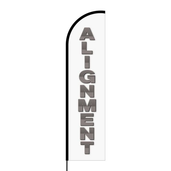 Alignment Flex Banner Flag - 16ft (Single Sided) Thumbnail