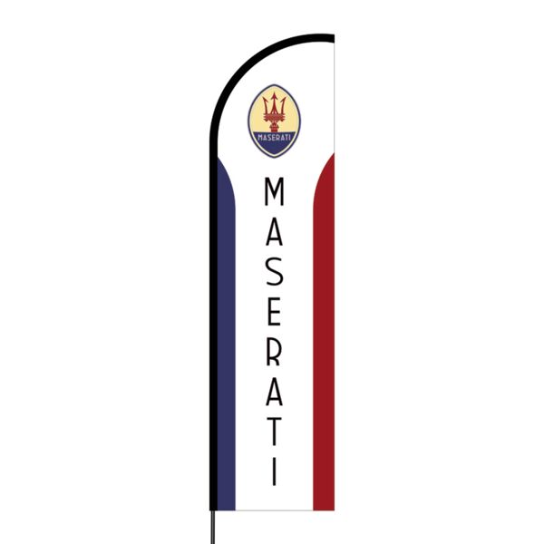 Maserati Flex Banner Flag - 16ft (Single Sided) Thumbnail