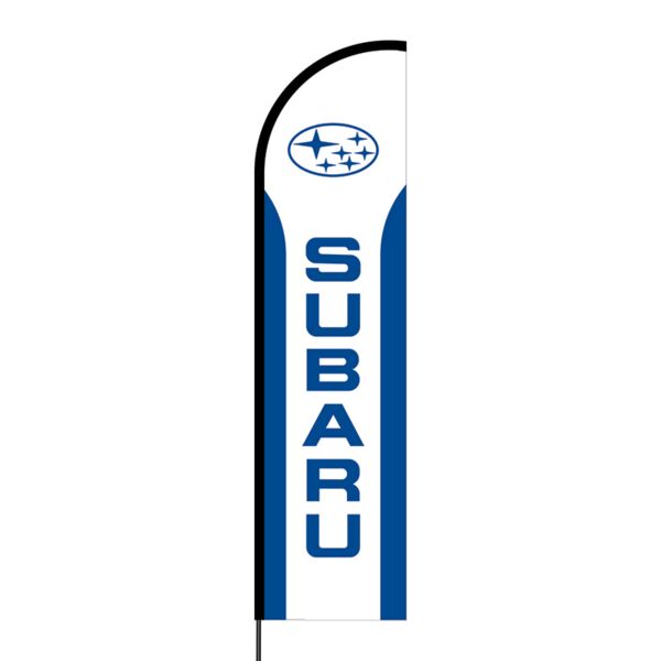 Subaru Flex Banner Flag - 16ft (Single Sided) Thumbnail