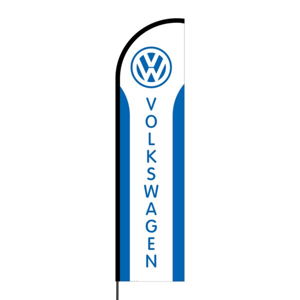 Volkswagen Flex Banner Flag - 16ft (Single Sided) Thumbnail
