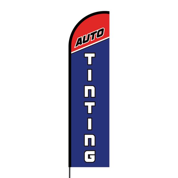 Auto Tinting Flex Banner Flag - 16ft (Single Sided) Thumbnail