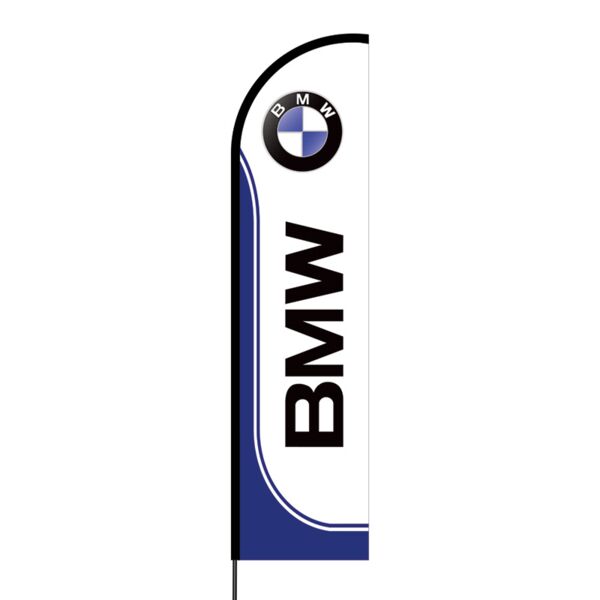 BMW Flex Banner Flag - 16ft (Single Sided) Thumbnail