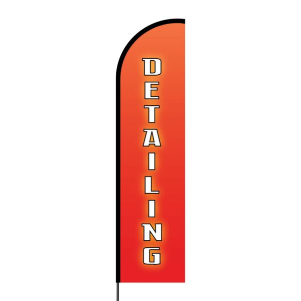 Detailing Flex Banner Flag - 16ft (Single Sided) Thumbnail
