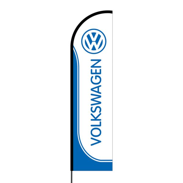 Volkswagen Flex Banner Flag - 16ft (Single Sided) Thumbnail