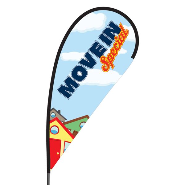 Move In Special Flex Blade Flag - 09' Single Sided Thumbnail