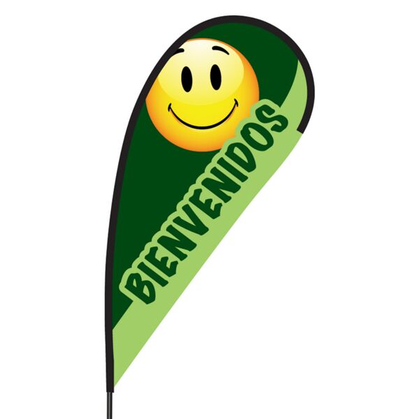 Bienvenidos Flex Blade Flag - 09' Single Sided Thumbnail