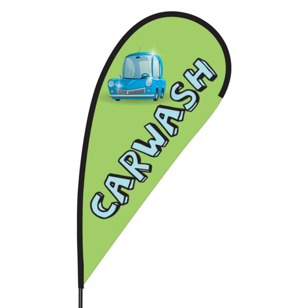 Car Wash Flex Blade Flag - 09' Single Sided Thumbnail