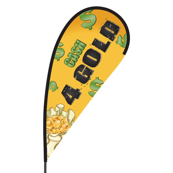 Cash 4 Gold Flex Blade Flag - 09' Single Sided Thumbnail
