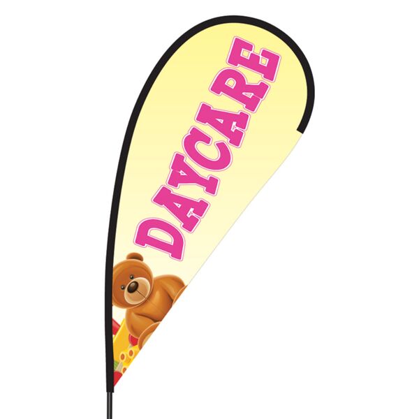 Daycare Flex Blade Flag - 09' Single Sided Thumbnail