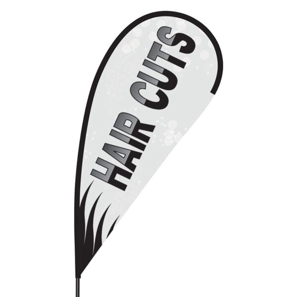 Haircuts Flex Blade Flag - 09' Single Sided Thumbnail