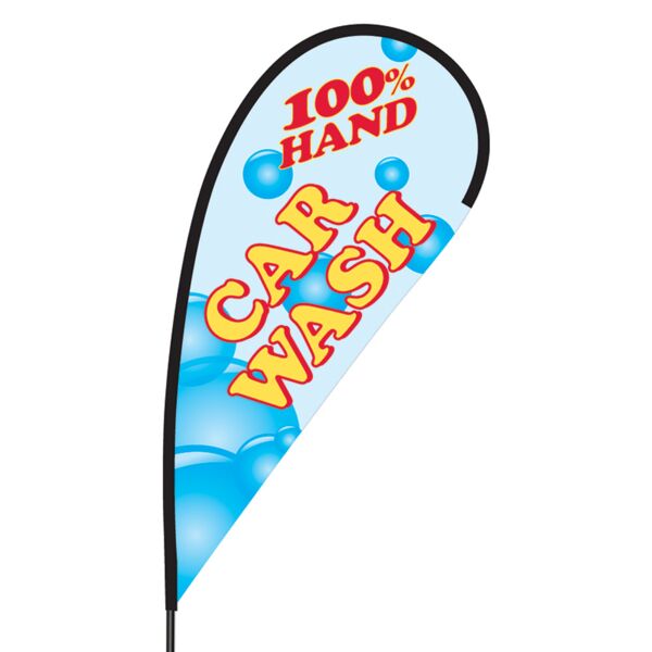 Car Wash Flex Blade Flag - 09' Single Sided Thumbnail
