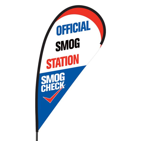 Official Smog Station Flex Blade Flag - 09' Single Sided Thumbnail