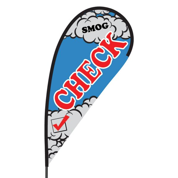 Smog Check Flex Blade Flag - 09' Single Sided Thumbnail