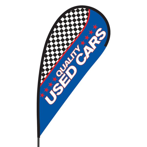 Quality Used Cars Flex Blade Flag - 09' Single Sided Thumbnail