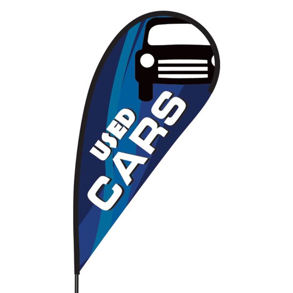 Used Cars Flex Blade Flag - 09' Single Sided Thumbnail