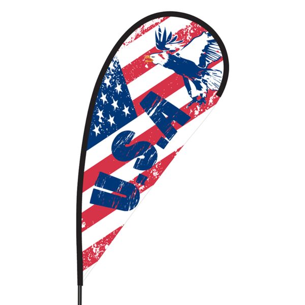 USA Flex Blade Flag - 09' Single Sided Thumbnail
