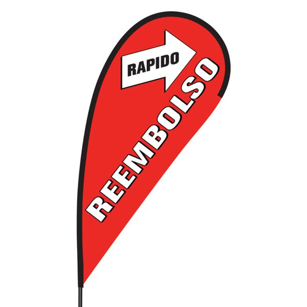 Reembolso Rapido Flex Blade Flag - 09' Single Sided Thumbnail