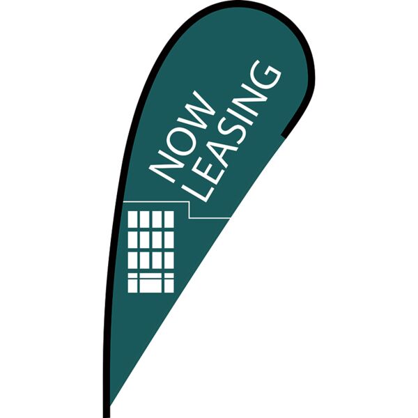 Now Leasing Flex Blade Flag - 12' Thumbnail