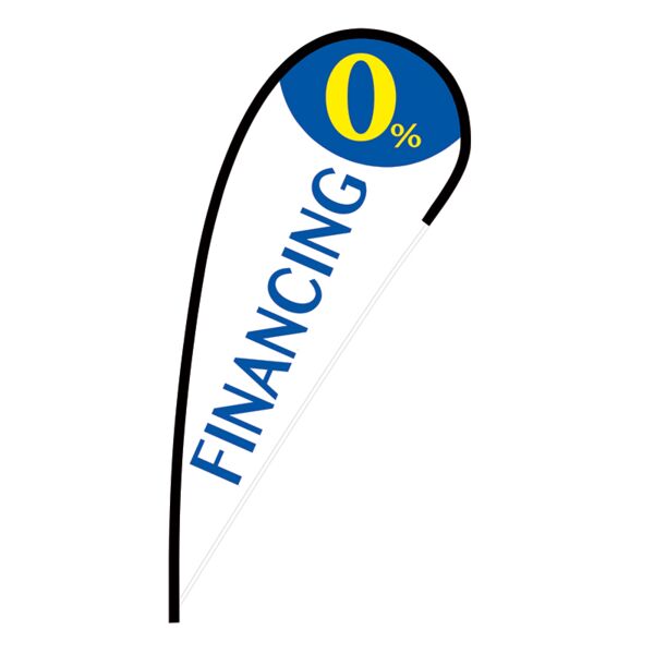 0% Financing Flex Blade Flag - 12' Thumbnail