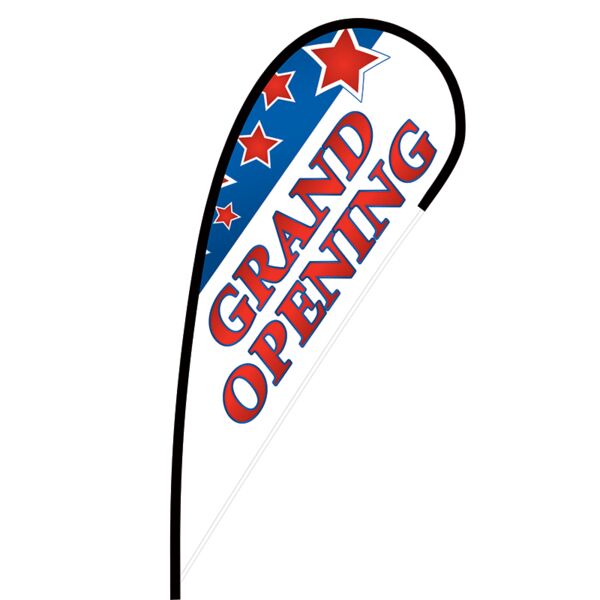 Grand Opening Flex Blade Flag - 12' Thumbnail