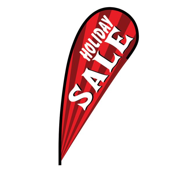Holiday Sale Flex Blade Flag - 12' Thumbnail