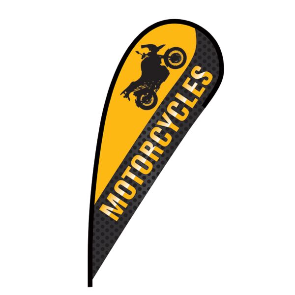 Motorcycles Flex Blade Flag - 12' Thumbnail