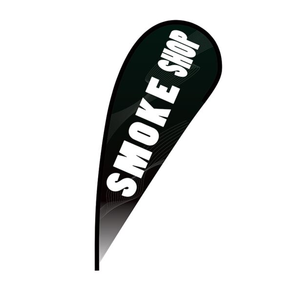 Smoke Shop Flex Blade Flag - 12' Thumbnail