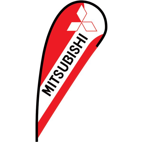 Mitsubishi Flex Blade Flag - 12' Thumbnail