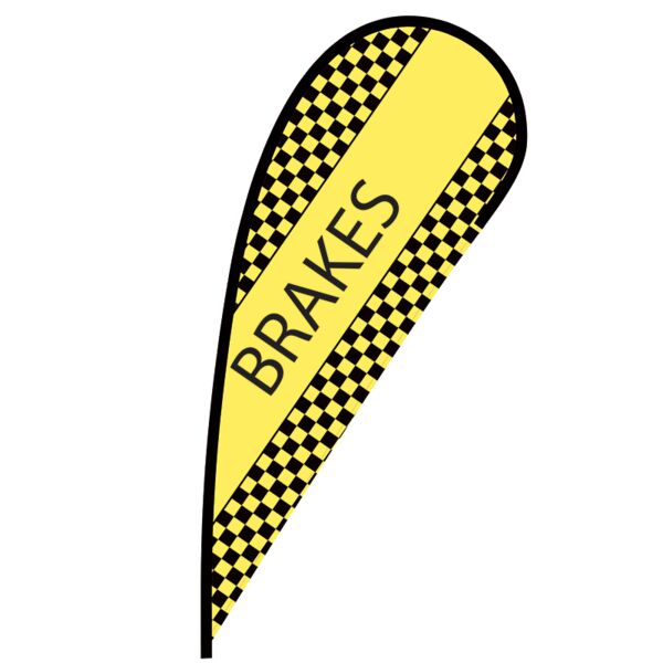 Brakes Flex Blade Flag - 12' Thumbnail