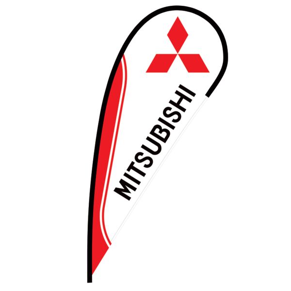 Mitsubishi Flex Blade Flag - 12' Thumbnail