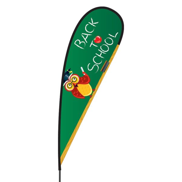 Back to School Flex Blade Flag - 15' Thumbnail