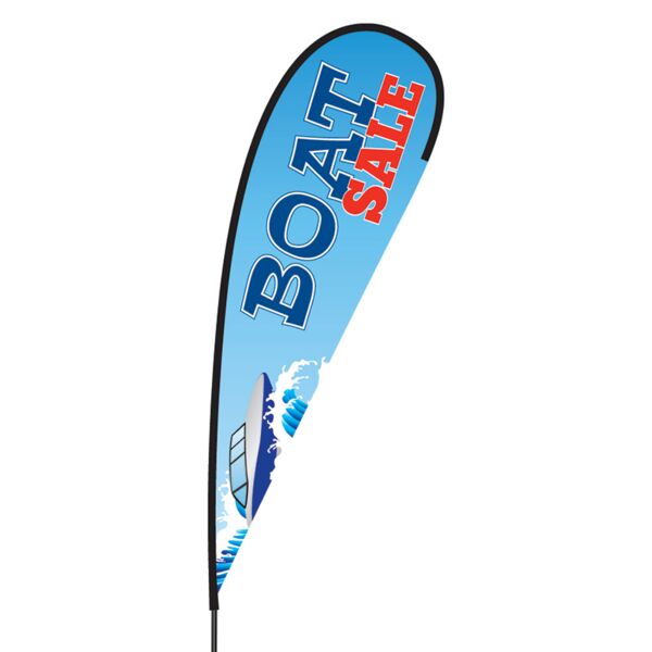 Boat Sale Flex Blade Flag - 15' Thumbnail