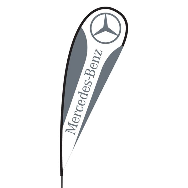 Mercedes Flex Blade Flag - 15' Thumbnail