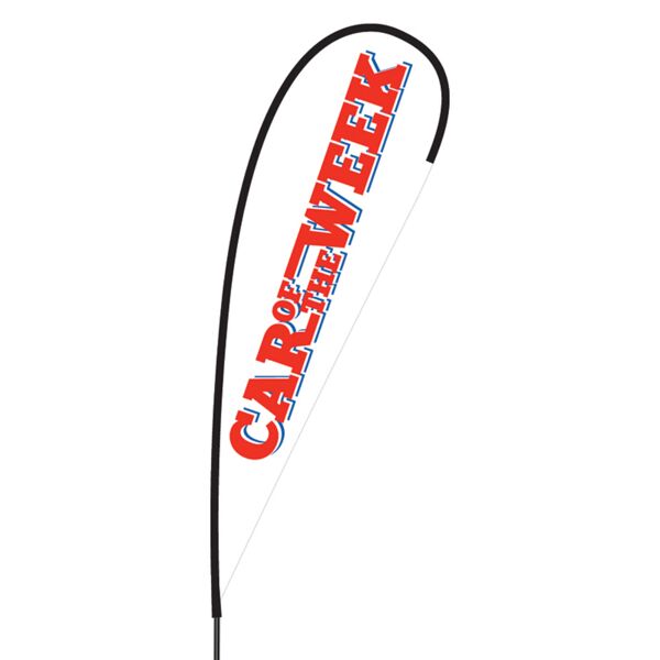 Car of the Week Flex Blade Flag - 15' Thumbnail