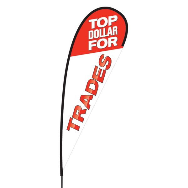 Top Dollar for Trades Flex Blade Flag - 15' Thumbnail