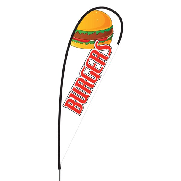 Burgers Flex Blade Flag - 15' Thumbnail