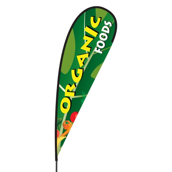 Organic Foods Flex Blade Flag - 15' Thumbnail