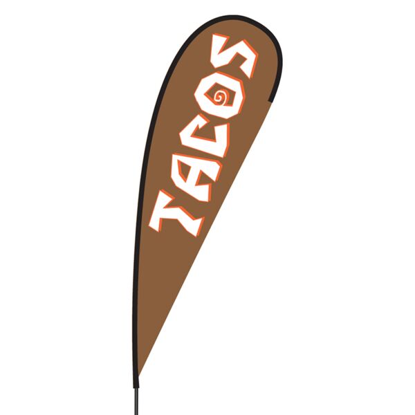 Tacos Flex Blade Flag - 15' Thumbnail