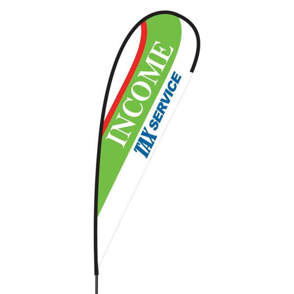 Income Tax Flex Blade Flag - 15' Thumbnail