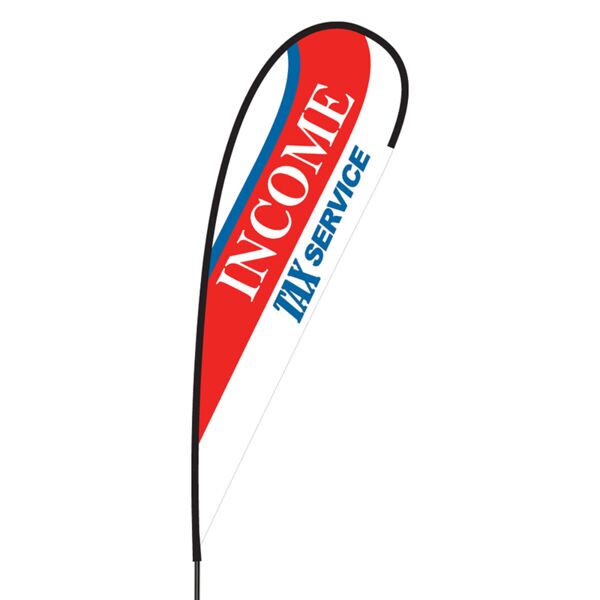 Income Tax Service Flex Blade Flag - 15' Thumbnail