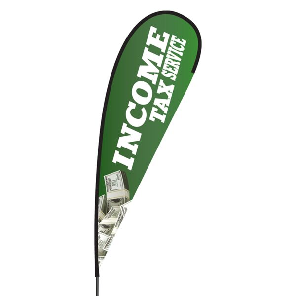 Income Tax Service Flex Blade Flag - 15' Thumbnail