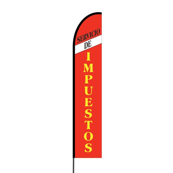 Tax Promo Flex Banner EVO Flag Single Sided Print Thumbnail