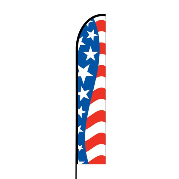 American Flag Print Flex Banner EVO Flag Single Sided Print Thumbnail